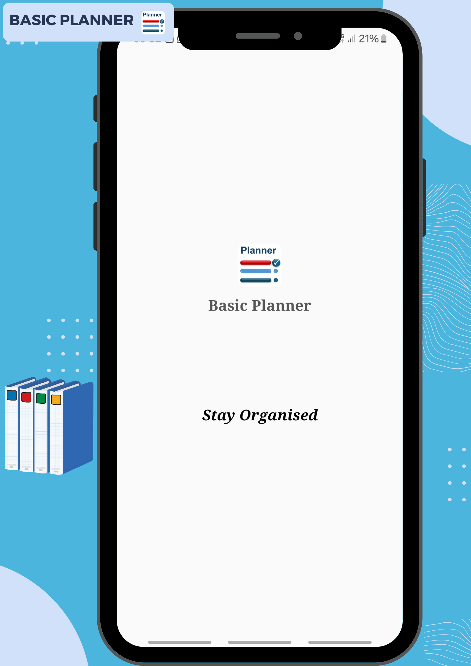 Basic Planner screen 1